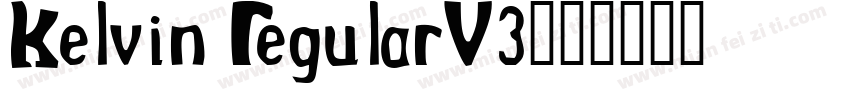 Kelvin RegularV3字体转换